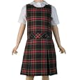 Bib Front Jumper With Kick Pleats