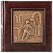 Romeo and Juliet Italian Leather Photo Album / Wedding Album / Scrapbook, Embossed Designs, Gift Boxed, 8x8"