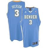 Allen Iverson Denver Nuggets Light Blue Youth Swingman Adidas NBA Jersey