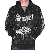 SMETbyChristianAudigierMensHoodieShirtEdHardyBlackSkullCrowBornontheStreet