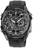 Casio Mens EQS500C-1A1 Black Stainless-Steel Quartz Watch with Black Dial