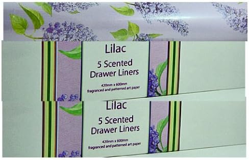 The Master Herbalist 5 Lilac Scented Drawer Liners 2 Pack