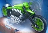 Review Mattel  / Hot Wheels Moto Ferenzo in Green Bike Scale 1:18