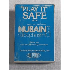 DuPont Pharmaceuticals Nubain Playing Card Deck