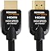 AmazonBasics High-Speed HDMI Cable - 6.5 Feet (2 Meters) Supports Ethernet, 3D, 4K and Audio Return