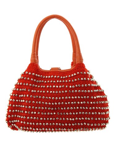 Lovedrose&Co. LRメタルビーズ小Bag : ボストンバッグ