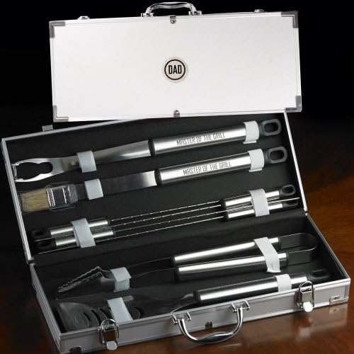 Stainless Steel "DAD" Grilling BBQ Tool Set