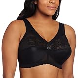 UPC 840468000057 product image for Glamorise Women's Magic Lift Full-Figure Support Bra, Black, 44B | upcitemdb.com