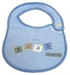 Dressed to Drool Boy "I Love Hugs, Kisses Too" Bib