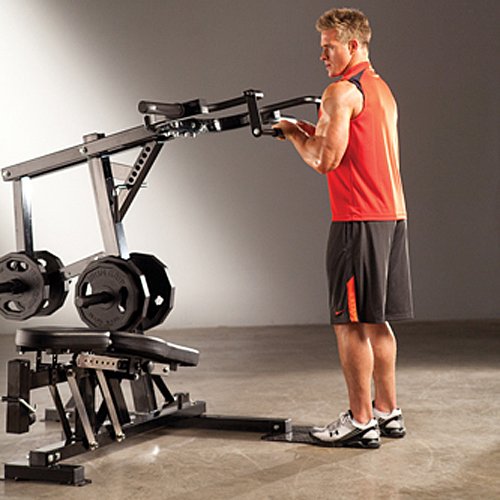 Marcy Pro PM4400 Weight Bench Leverage Home Multi Gym Olympic Plate