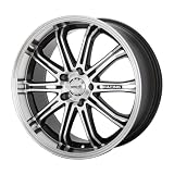 18x8 Maxxim Ferris (Gloss Black Machined) Wheels Rims 5x100 114.3 (4S88T04455) by Maxxim