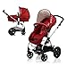 2011 I'coo Pacific Stroller and Pram In Tomato