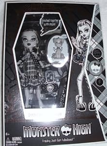 Monster High Exclusive Black & White Frankie Stein Doll 5,000 Made