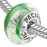 Pacific 925 Collection Sterling Silver Glass Bead - Buena Vista (Pandora and Chamilia Compatible)
