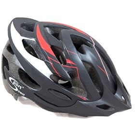 Sport DirectTM 21 Vent Bicycle Cycle Bike Helmet Adult Red/Black 58-60cm CE EN1078 TUV Approvals