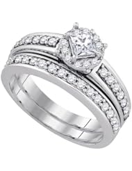 0.74CTW-DIA 0.27CT-CPR BRIDAL SET