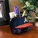 Atlanta Braves Navy Blue Mini Baseball Helmet Desk Caddy