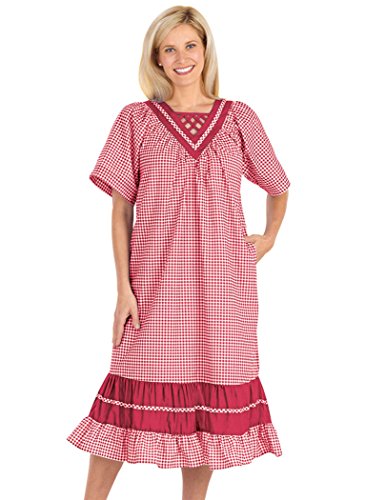 AmeriMark Women's Check Patio Dress