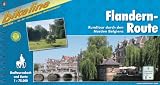  : Bikeline Radatlas Flandern-Route: Rundtour durch den Norden Belgiens. Radtourenbuch und Karte 1 : 75 000