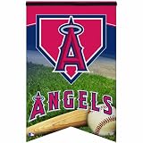 MLB Anaheim Angels Premium Felt Banner 17-by-26 inch