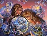 Bubble World Art Print Poster By Josephine Wall, 36  x 24 