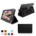Snugg Nexus 7 Leather Case Cover and Flip Stand with Elastic Hand Strap, Stylus Loop and Premium Nubuck Fibre Interior (Black) Automatically Wakes and Puts the Google Nexus 7 to Sleep