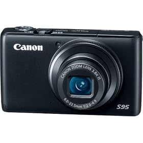 Canon PowerShot S95 10 MP Digital Camera with 3.8x Wide Angle Optical Image Stabilized Zoom and 3.0-Inch LCD