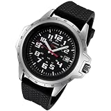 Armourlite ColorBrite Shatterproof Scratch Resistant Glass Tritium Watch 10 yr battery AL215-R