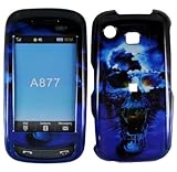 Blue Skull Hard Case Cover for Samsung Impression A877