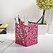 1 X [Official Shop]BXT Cute Hollow Floral Design Pencil Holder Design Pen Holder Pencil Cup