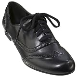 Women's Xhilaration  Salome Oxfords - Black