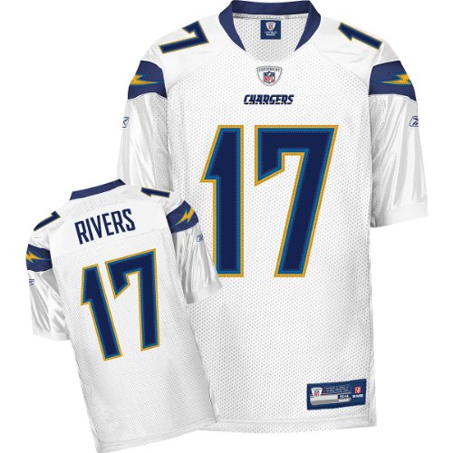 Reebok San Diego Chargers Philip Rivers Authentic White Jersey Size 54