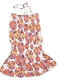 Roxy Dresses- Roxy Beach Dress- Roxy Circus Line Tube Dress White