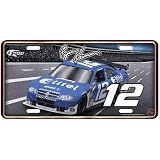 #12 Ryan Newman '08 Metal License Plate w/ Car & Number