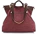 z-joyee Women Shoulder bags Casual Vintage Hobo Canvas Handbags Top Handle Tote Crossbody Shopping Bags