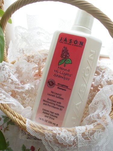 Jasonヘナシャンプー 有機＆天然原料 ふんわり色づき艶々ヘアー♪