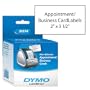 DYMO White 2x3-1/2" Card Stock 300 Per Roll