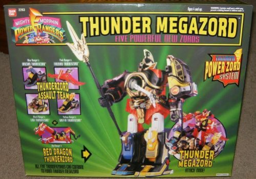 Mighty Morphin Power Rangers Thunder Megazord Action Figure