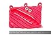 ZIPIT Monster Pencil Case for Girls, Cute 3-Ring Binder Pencil Pouch for Kids and Teens, Stationery Bag for School ,Pink