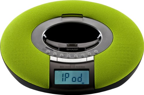 Sharp DKCL8PHGR 2.1 Lautsprechersystem (Playback, Ladefunktion, Radiowecker) f&uuml;r Apple iPh Preisvergleich