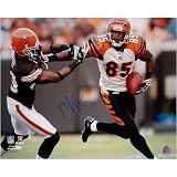 Chad Johnson Autographed Stiff Arm 16X20 Photograph Sports Football