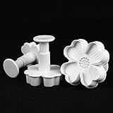 New 3pcs/set Flower Shape Cake Sugarcraft Plunger Decoration Diy Tool Mold Kitchen Accessories