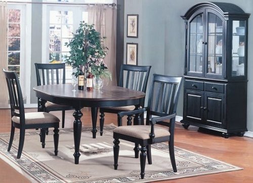Oval Table With Leaf And Chairs