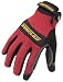 Ironclad BGWR-04-L Gripworx Series Gloves, Red, Large