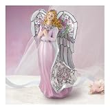 Angel Of Love Stained Glass Art Collectible Angel Figurine