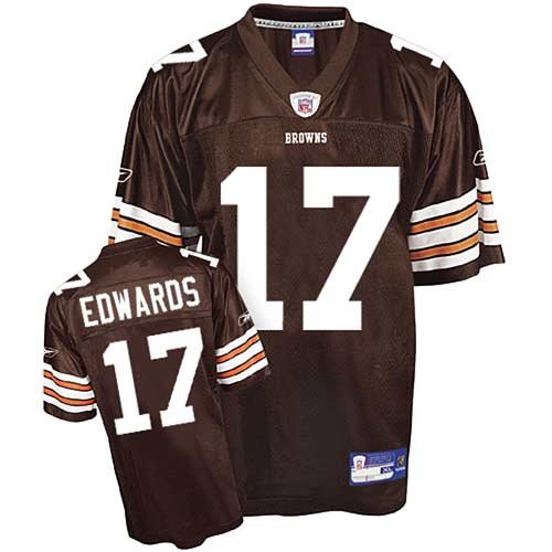 Braylon Edwards #17 Cleveland Browns Youth NFL Replica Player Jersey (Team Color) (X-Large)