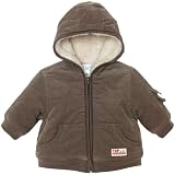 fleece-lined cord coat