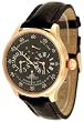 Adee Kaye Men's Dual Time Retrograde Automatic Watch with Power Reserve Indicator Model AK-5003-MRG1