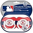 MLB Boston Red Sox Pacifiers, 2-Pack