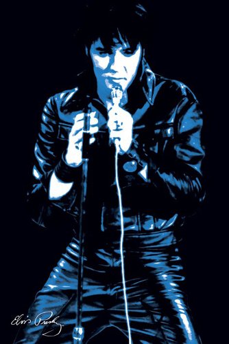 1art1 Empire 346254 Presley, Elvis 68 Comeback Special Pop Art Poster Plaka - 61 x 91.5 cm
